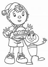 Noddy Coloring Pages sketch template