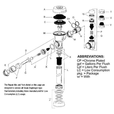 sloan flush valve parts diagram wiring
