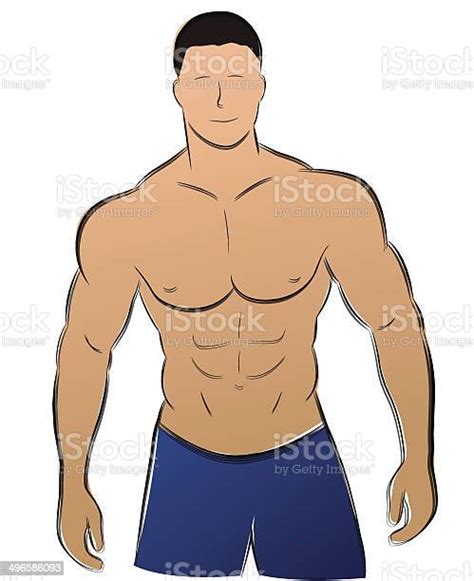vektor otot manusia ilustrasi stok  gambar  laki laki