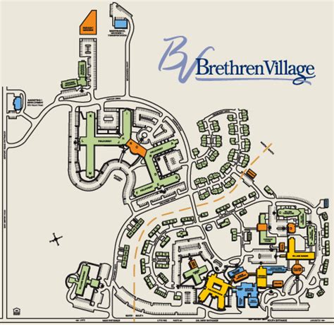 village map brethren village retirement community