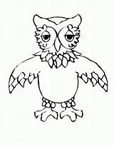 Coloring Owl Great Horned Pages Library Clipart sketch template