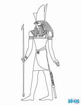 Coloring Egyptian Pages Gods Horus God Deity Drawing Goddesses Goddess Printable Armor Wadjet Sheets Cat Creation Ancient Pyramid Print Getdrawings sketch template