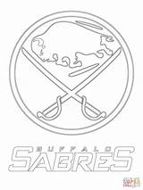 Sabres Buffalo Logo Coloring Pages Hockey Nhl Printable Sport1 Color Drawing Silhouettes Paper Popular sketch template