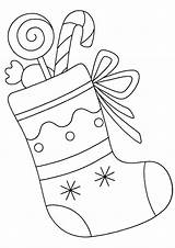 Stocking Tulamama Colouring Weihnachten Hangers Arts Felt sketch template