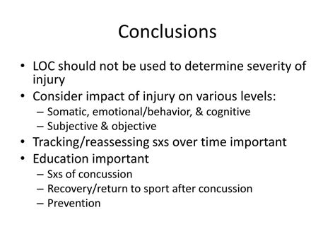 Ppt Post Concussion Syndrome Powerpoint Presentation