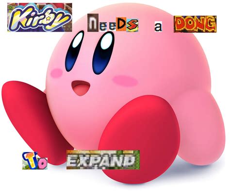kirby needs a dong to expand expand dong know your meme