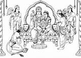 Rama Navami Ram Veda Globe God sketch template