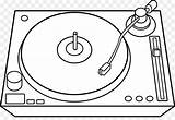 Coloriage Disque Jockey Phonograph Turntables Phonographe Mixage Platines Coloringonly Pngegg sketch template