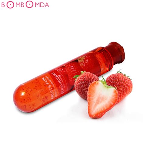 Strawberry Lubricant Smooth Water Based Lubricating Oil Body Massage
