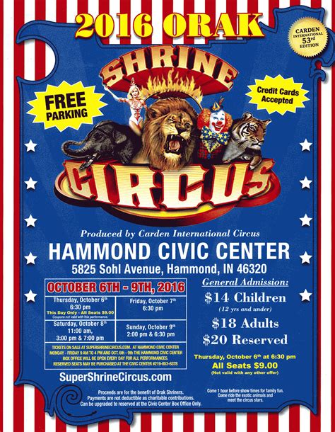 orak shrine circus returns  hammond city  hammond indiana