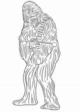 Chewbacca Segurando Arma Freund Wookiee Chewbecca Planeten Kashyyyk Colorironline sketch template
