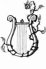 Lyre Eurydice Tattoo Orpheus Fenrir Dark Deviantart Greek God Symbol Flower Apollo Tattoos Clipartbest Florence Machine Supposed Signify Harp While sketch template