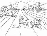 Campagne Countryside Coloriages sketch template