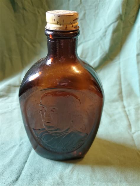 bicentennial log cabin syrup bottle  etsy
