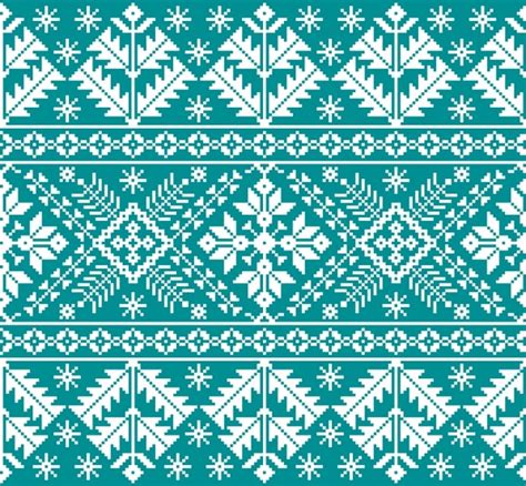 premium vector winter pattern design