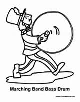 Marching Band Coloring Pages Music Drum Marchingband Colormegood sketch template