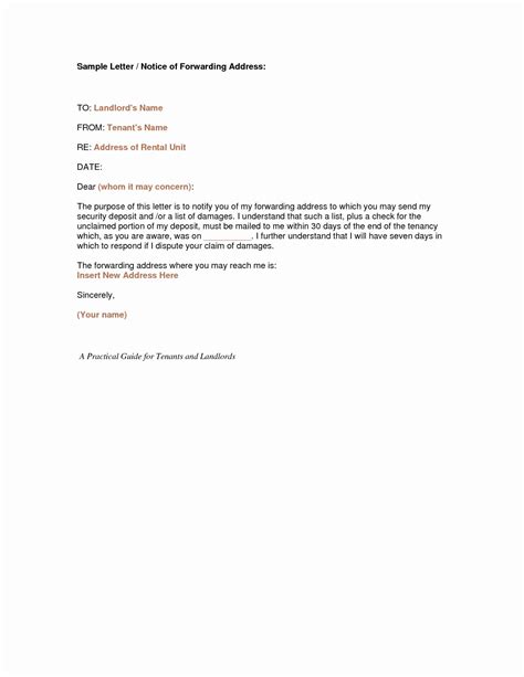 moving  notice letter template