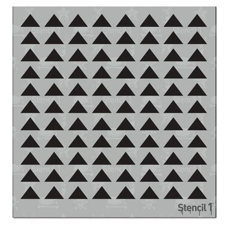 stencil triangles small repeat pattern stencil spas  home depot
