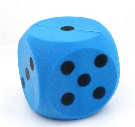 giant blue foam dice dice   cm edge classic games dice dicegames dice