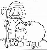 Sheep Coloring Pages Lost Jesus Shepherd Good Color Parables Printable Sheets Colouring Bible Activity School Print Kids Template Getcolorings sketch template
