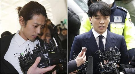 south korean police question two k pop stars in sex scandals music