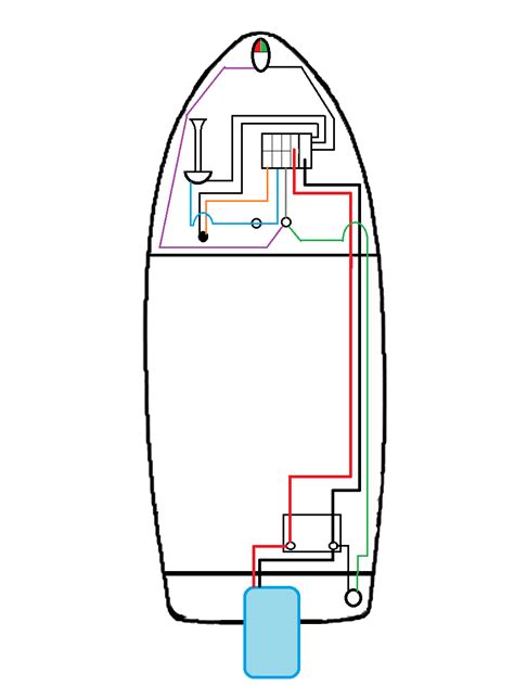 bow  stern light wiring diagram   men  charge  wiring