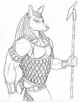 Anubis Sketches sketch template