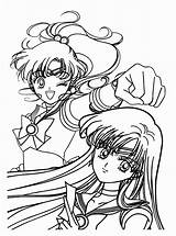 Mars Sailor Coloring Pages Moon Jupiter Sailormoon Tuxedo Mask セーラー Book Sheets ムーン Colouring 塗り絵 Picgifs Kids Printables Print Adult sketch template