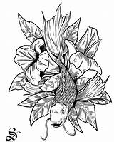 Hatching Koi Clipartmag sketch template