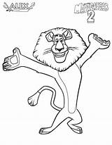 Coloring Pages Madagascar Alex Lion Clipart Crider Jane Movie Lions Colouring Print Coloriage Getcolorings Search Getdrawings Colorier Again Bar Case sketch template