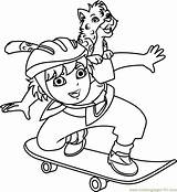 Diego Coloring Skateboarding Marquez Play Pages Go Coloringpages101 Online sketch template