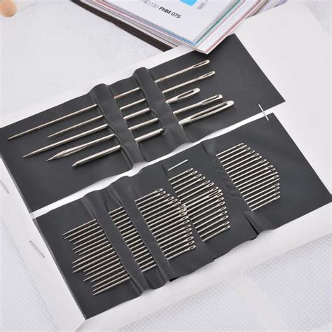 pcsset household sewing needle set mending craft stainless steel