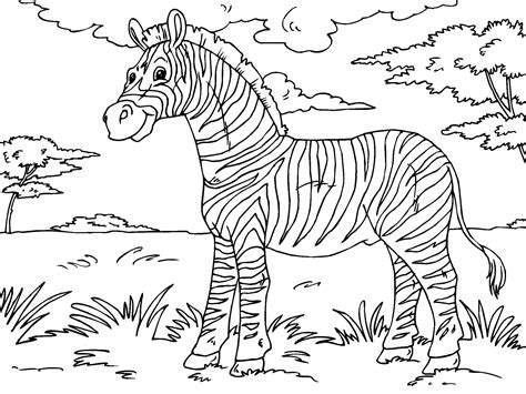 printable zebra coloring pages  kids coloring pages zebra