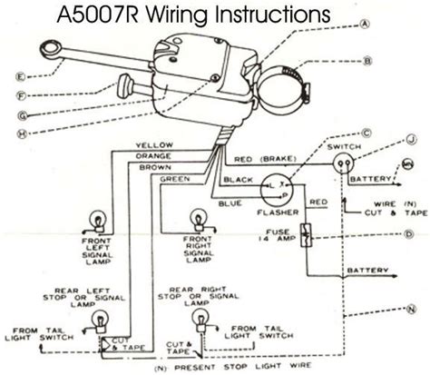 turn signal wiring diagram car