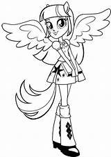 Equestria Girls Pony Do Little Kolorowanka Twilight Sparkle Wydruku Coloring Girl sketch template