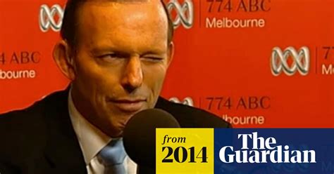 Abbott Winks During Question From Pensioner Forced To Work On Sex Line
