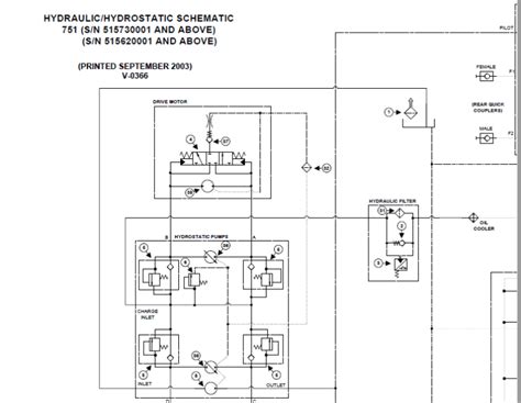 bobcat  wiring electrical schematic hydraulichydrostatic schematic manual