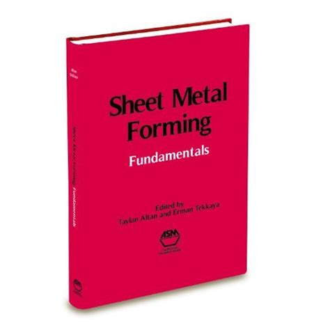 sheet metal forming fundamentals  edited  taylan altan  erman