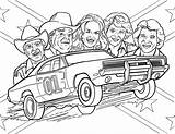 Dukes Fun Hazzard Cooter Hazard Crossword sketch template