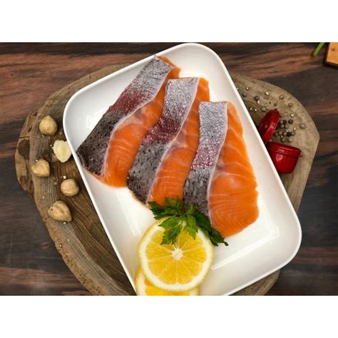 jual frozen atlantic salmon gr kirimi cut  pcs   gram shopee