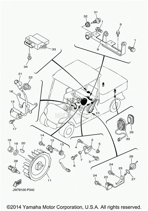 diagram  yamaha  gas engine