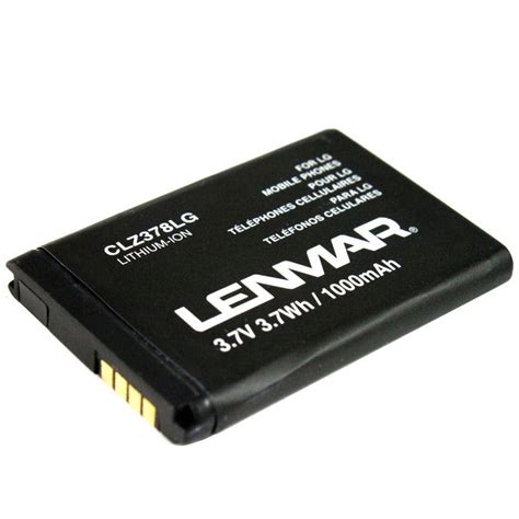 lenmar lithium ion mah volt mobile phone replacement battery clzlg  home depot