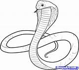 Coloring Snake Pages Cartoon Cobra Color Getcolorings sketch template