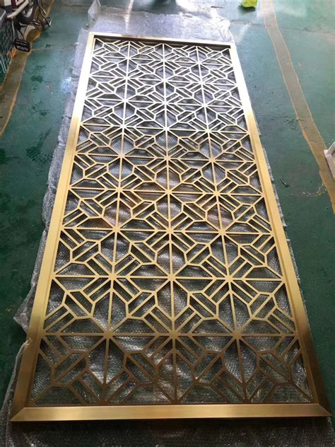 stainless steel plate laser cutting building material stainless steel decorative screen room