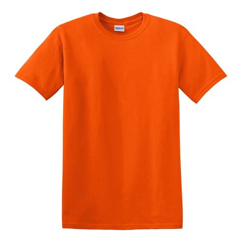 gildan  heavy cotton  shirt orange fullsourcecom