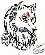 Wolves Getdrawings Spirit Tatouage Tatuaje Clipartmag sketch template