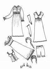 Coloring Doll Dress Austen Jane Pages sketch template