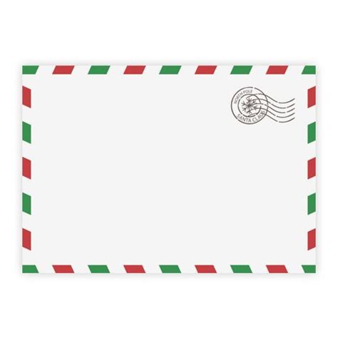 north pole printed envelopes christmas stencils christmas envelopes