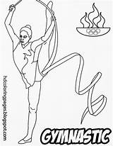 Coloring Pages Gymnastics Sport Gymnastic Olympic Activity Sports Popular Comments Coloringhome sketch template