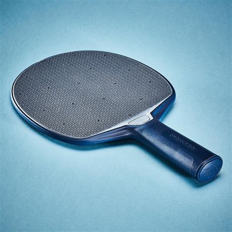 pongori tafeltennisbatje pingpongbatje outdoor ppr  donkerblauw decathlonnl